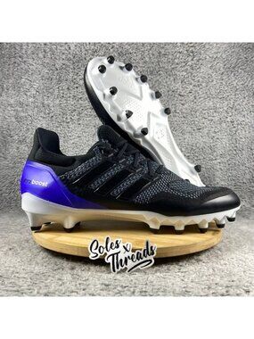 Adidas UltraBoost Football Cleats Size 15 Men Black Purple JP7410